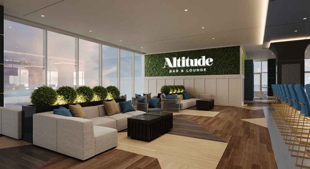 Altitude Bar Lounge 1 at Terre Haute Casino Resort in Terre Haute, IN