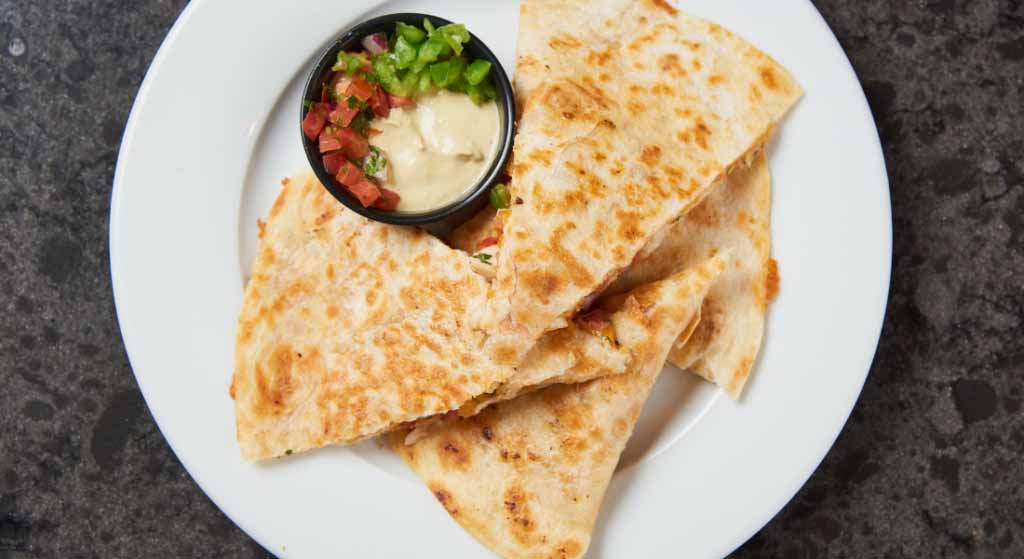 Quesadilla at The Soda Shoppe at Terre Haute Casino Resort in Terre Haute, IN