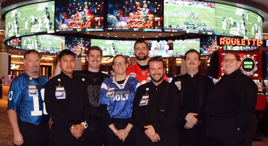 Employees at Terre Haute Casino Resort