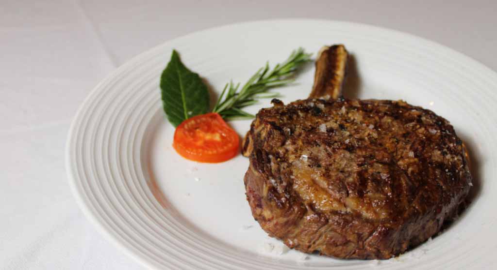 Steak at Four Cornered Steakhouse in Terre Haute, IN
