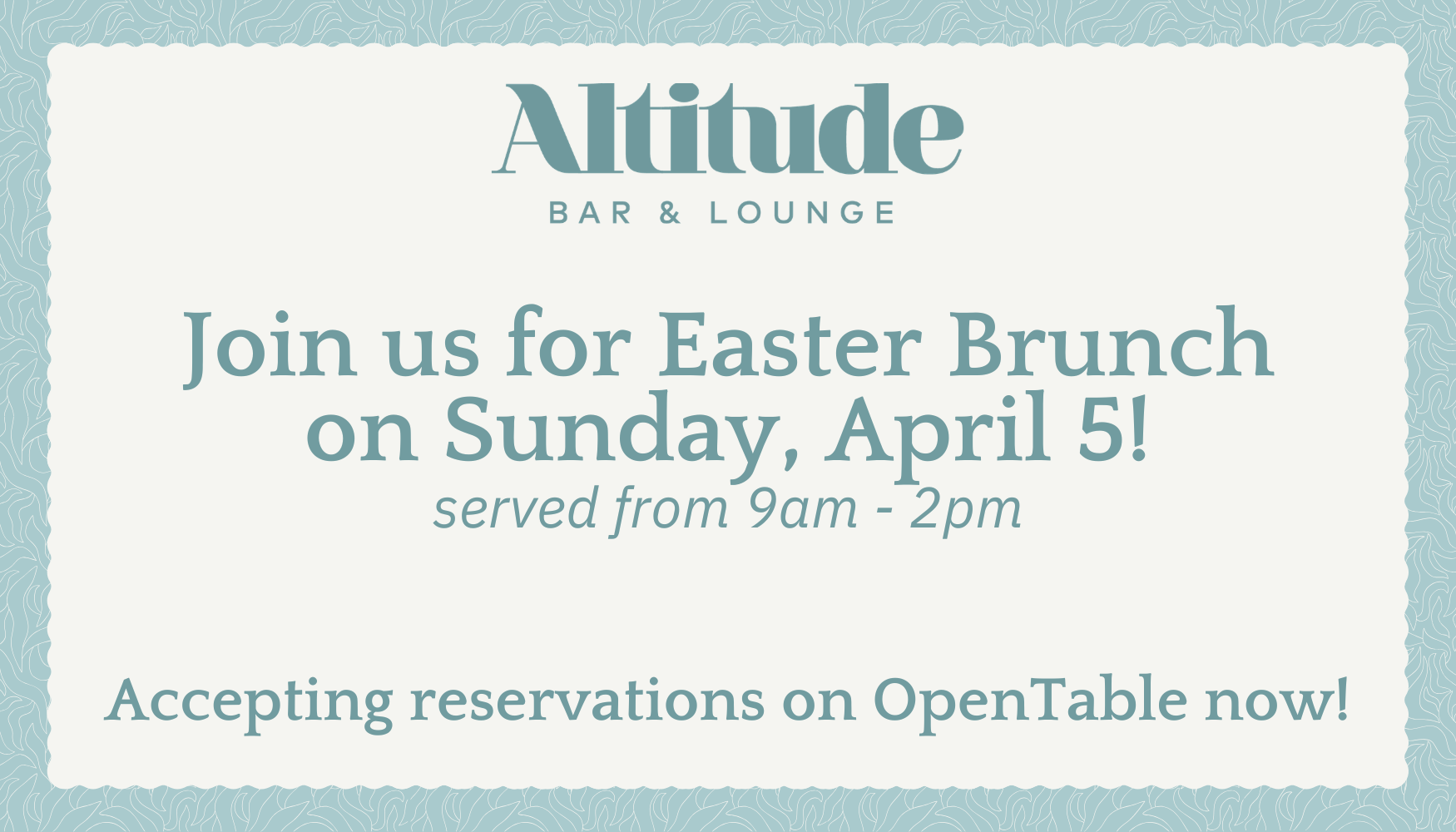 Altitude Easter Brunch Marquee (1)